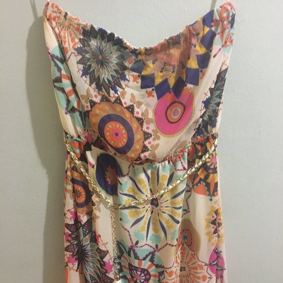 Multi Colored Tube Dress - Item#14 - Picture 3 of 7